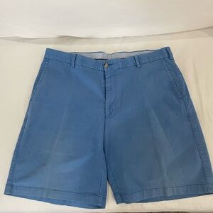 Peter Millar Classic Blue Flat Front Shorts